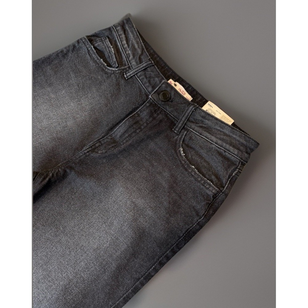 NWT High Rise Straight Black Wash Denim‎ Jeans Womens Size 7 - Picture 4 of 8